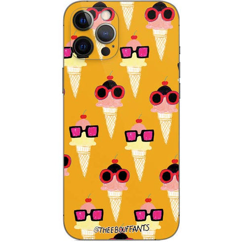 Bouffants and Broken Hearts Ice Cream with Shades iPhone 12 Pro Max Skin