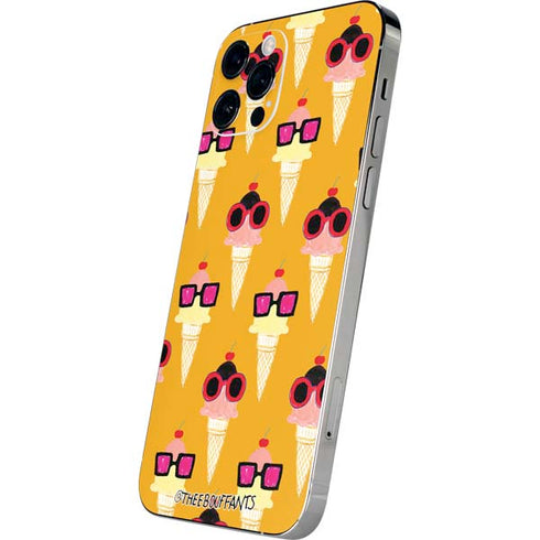 Bouffants and Broken Hearts Ice Cream with Shades iPhone 12 Pro Max Skin