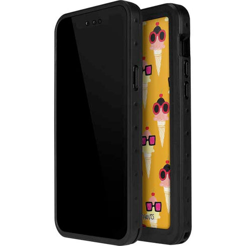 Bouffants and Broken Hearts Ice Cream with Shades iPhone 12 Pro Waterproof Case