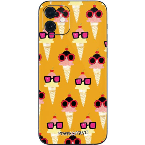 Bouffants and Broken Hearts Ice Cream with Shades iPhone 12 Skin