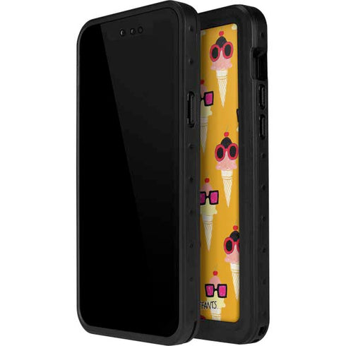 Bouffants and Broken Hearts Ice Cream with Shades iPhone 12 Waterproof Case
