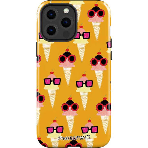 Bouffants and Broken Hearts Ice Cream with Shades iPhone 13 Pro Max Impact Case