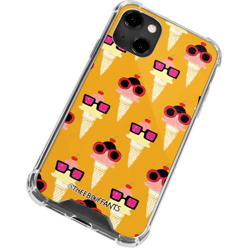 Bouffants and Broken Hearts Ice Cream with Shades iPhone 14 Clear Case