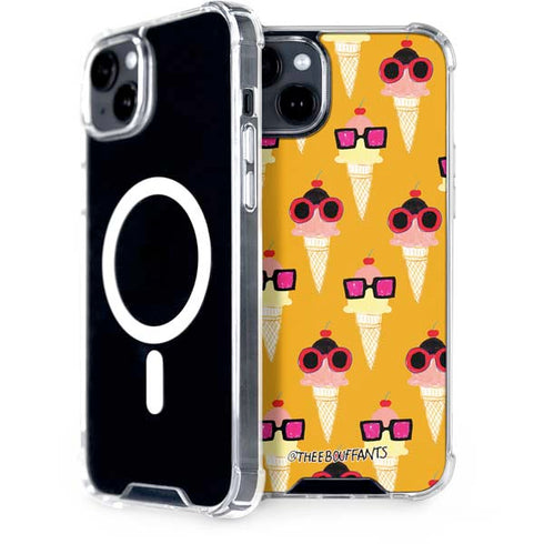 Bouffants and Broken Hearts Ice Cream with Shades iPhone 15 Plus MagSafe Case