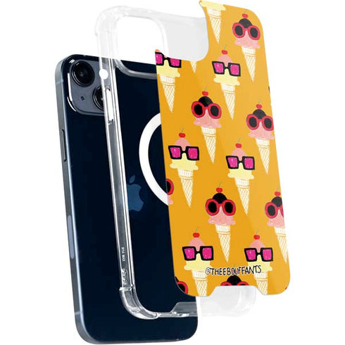 Bouffants and Broken Hearts Ice Cream with Shades iPhone 15 Plus MagSafe Case