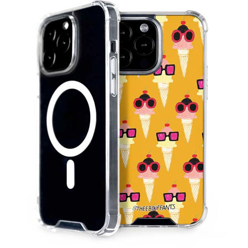 Bouffants and Broken Hearts Ice Cream with Shades iPhone 15 Pro Max MagSafe Case