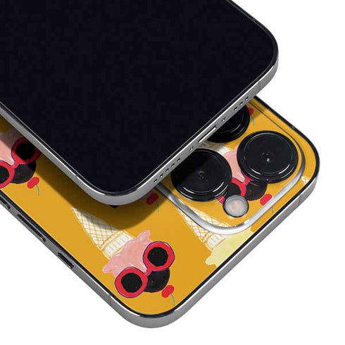 Bouffants and Broken Hearts Ice Cream with Shades iPhone 15 Pro Skin