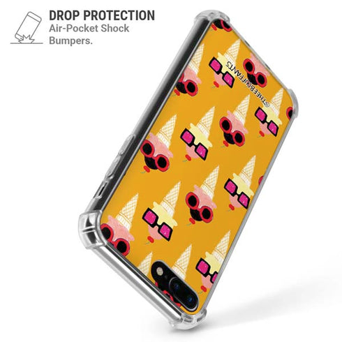 Bouffants and Broken Hearts Ice Cream with Shades iPhone 7/8 Plus Clear Case
