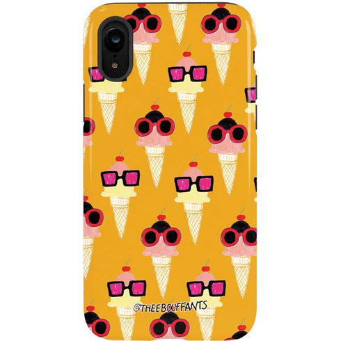 Bouffants and Broken Hearts Ice Cream with Shades iPhone XR Pro Case