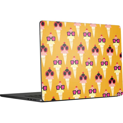 Bouffants and Broken Hearts Ice Cream with Shades MacBook Air 15 in (2023) Skin