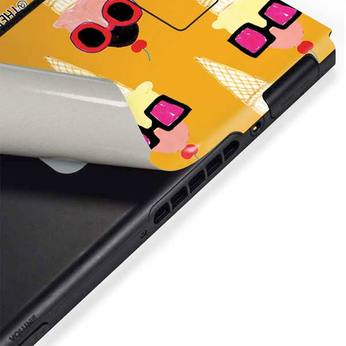 Bouffants and Broken Hearts Ice Cream with Shades Nintendo Switch Bundle Skin