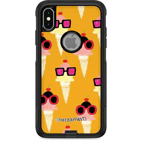 Bouffants and Broken Hearts Ice Cream with Shades Otterbox Commuter iPhone Skin