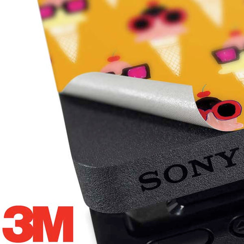 Bouffants and Broken Hearts Ice Cream with Shades PS4 Slim Bundle Skin