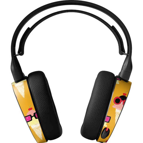 Bouffants and Broken Hearts Ice Cream with Shades SteelSeries Arctis 5 Skin
