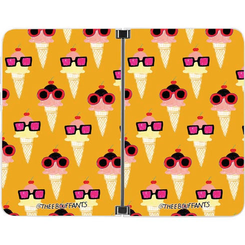 Bouffants and Broken Hearts Ice Cream with Shades Surface Duo Skin