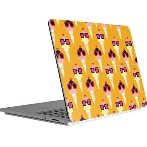 Bouffants and Broken Hearts Ice Cream with Shades Surface Laptop Studio Skin