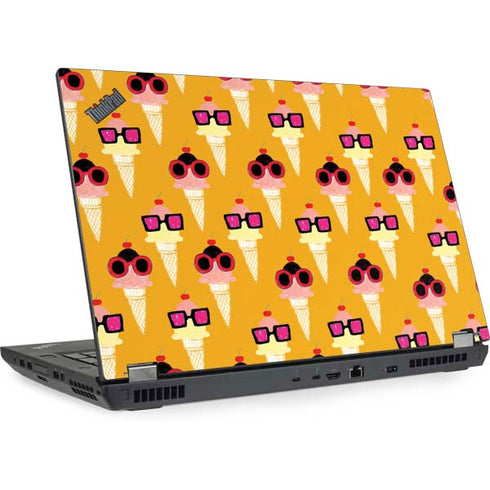 Bouffants and Broken Hearts Ice Cream with Shades Lenovo ThinkPad Skin