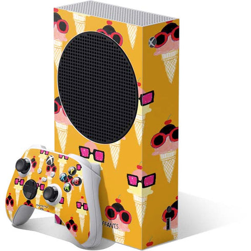 Bouffants and Broken Hearts Ice Cream with Shades Xbox Series S Bundle Skin