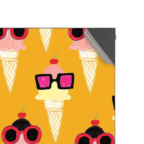 Bouffants and Broken Hearts Ice Cream with Shades Xbox Series X Console Skin