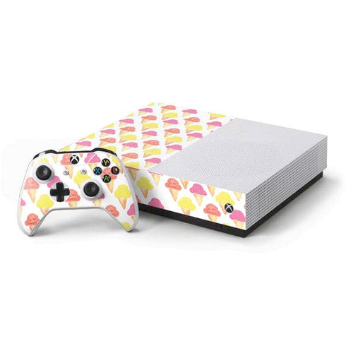 Bouffants and Broken Hearts Ice Cream Xbox One S All-Digital Edition Bundle Skin