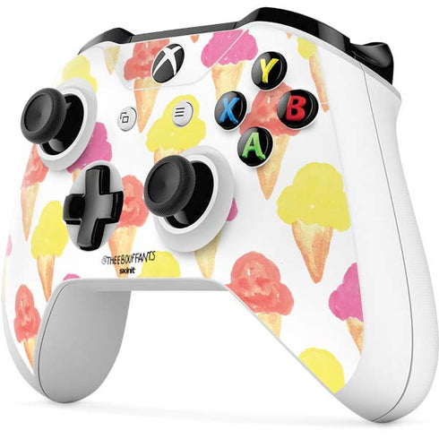 Bouffants and Broken Hearts Ice Cream Xbox One S Controller Skin