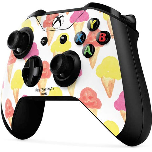 Bouffants and Broken Hearts Ice Cream Xbox One X Controller Skin