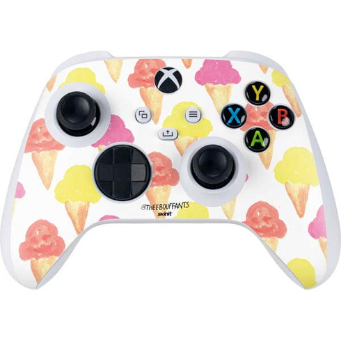 Bouffants and Broken Hearts Ice Cream Xbox Series S Controller Skin