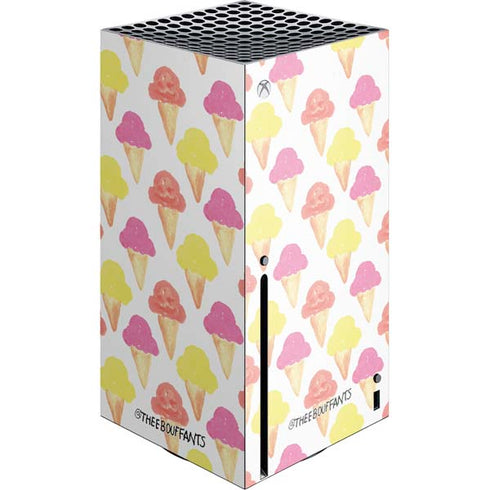 Bouffants and Broken Hearts Ice Cream Xbox Series X Console Skin