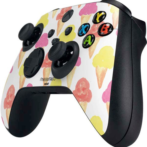 Bouffants and Broken Hearts Ice Cream Xbox Series X Controller Skin