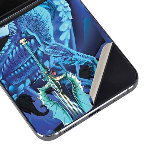 Ice Dragon by Ruth Thompson Galaxy Z Flip5 5G Skin