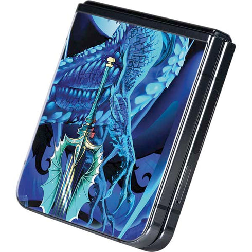 Ice Dragon by Ruth Thompson Galaxy Z Flip5 5G Skin