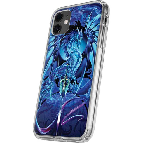 Ice Dragon by Ruth Thompson iPhone 11 Clear Case