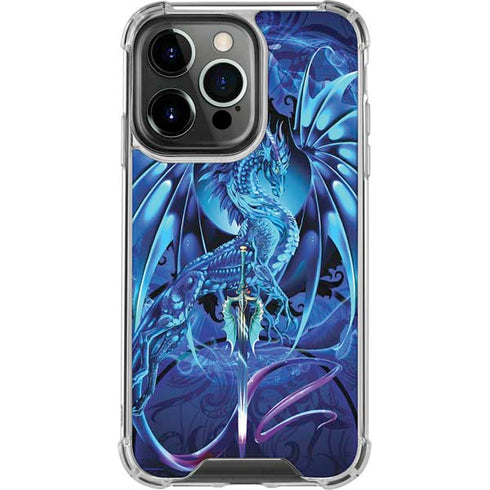 Ice Dragon by Ruth Thompson iPhone 15 Pro Clear Case
