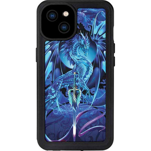 Ice Dragon by Ruth Thompson iPhone 15 Plus Waterproof Case