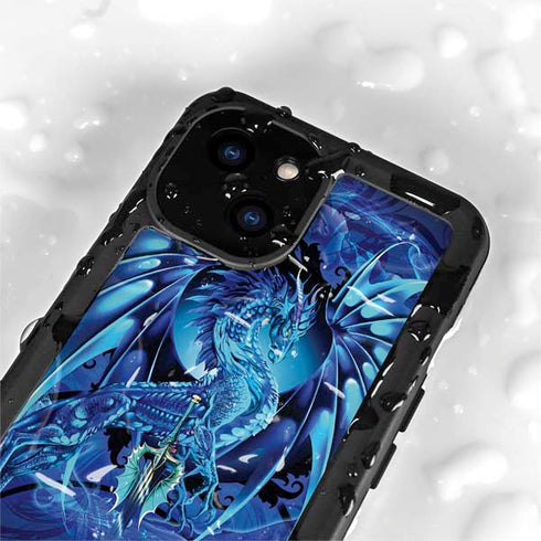 Ice Dragon by Ruth Thompson iPhone 15 Plus Waterproof Case