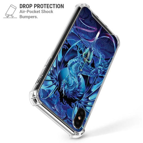 Ice Dragon by Ruth Thompson iPhone XS Max Clear Case