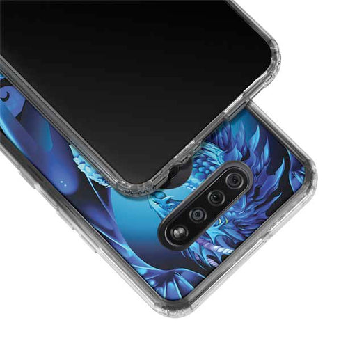 Ice Dragon by Ruth Thompson LG K51/Q51 Clear Case
