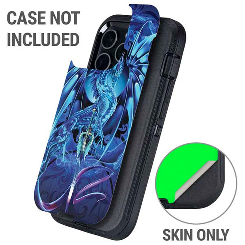 Ice Dragon by Ruth Thompson Otterbox Defender iPhone Skin