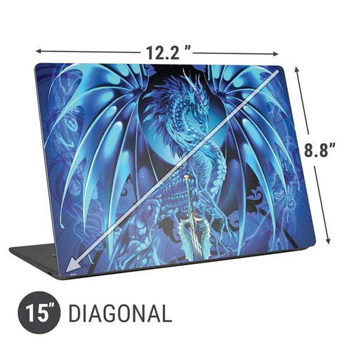 Ruth Thompson Ice Dragon Universal Laptop 15in (12.2 x 8.8in) Skin