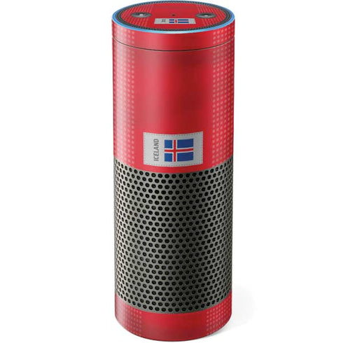 Iceland Soccer Flag Amazon Echo Skin