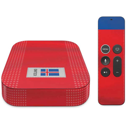 Iceland Soccer Flag Apple TV Skin