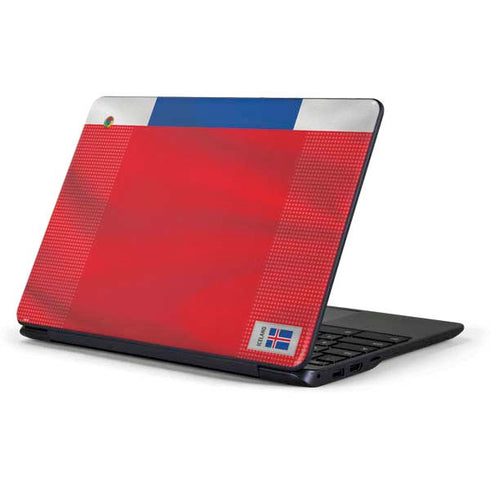 Iceland Soccer Flag Samsung Chromebook Skin