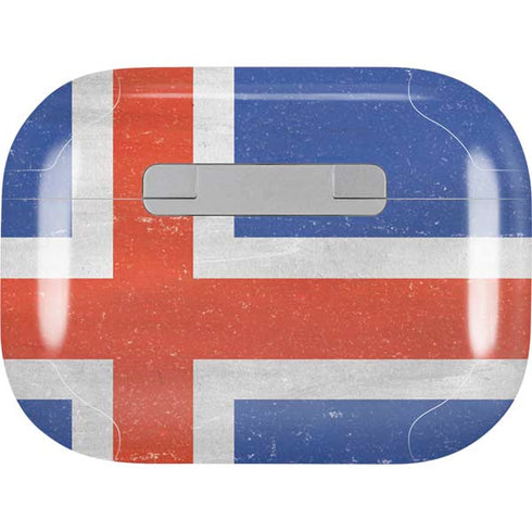 Iceland Flag Distressed AirPods Pro 2nd Gen Skin