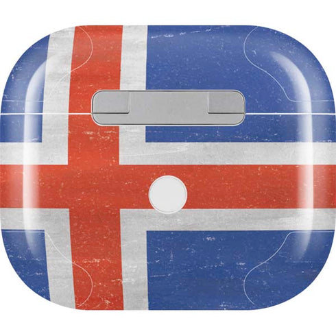 Iceland Flag Distressed Apple AirPods (3rd Gen 2021) Skin