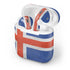 Iceland Flag Distressed Apple AirPods Skin