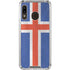 Iceland Flag Distressed Galaxy A30 Clear Case