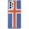 Iceland Flag Distressed Galaxy A53 5G Clear Case