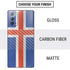 Iceland Flag Distressed Galaxy Note20 5G Skin