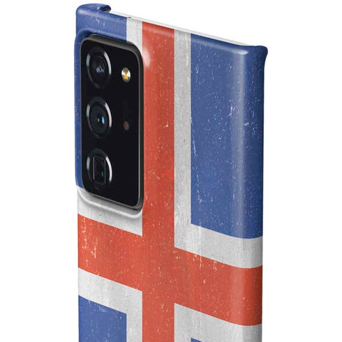 Iceland Flag Distressed Galaxy Note20 Ultra 5G Lite Case