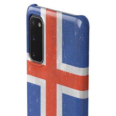 Iceland Flag Distressed Galaxy S20 Lite Case